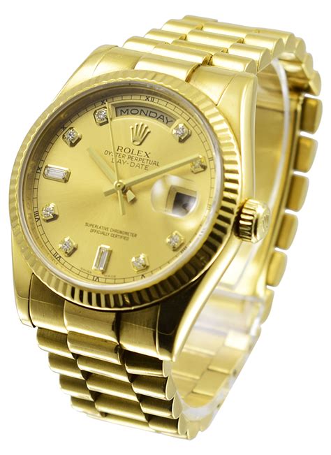 rolex president bracelet for sale|pre owned rolex president watches.